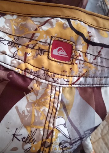 Bohem Tarzı Sarı Desenli Erkek Mayo