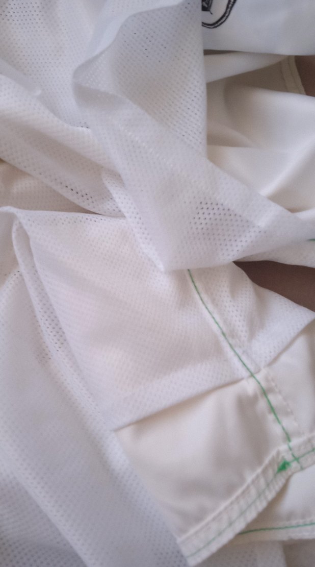 Beyaz Baskılı  erkek şort. - Görsel 5