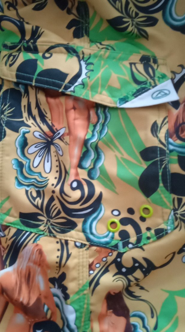 Renkli Bohem Desenli Erkek Şort Mayo - Görsel 3