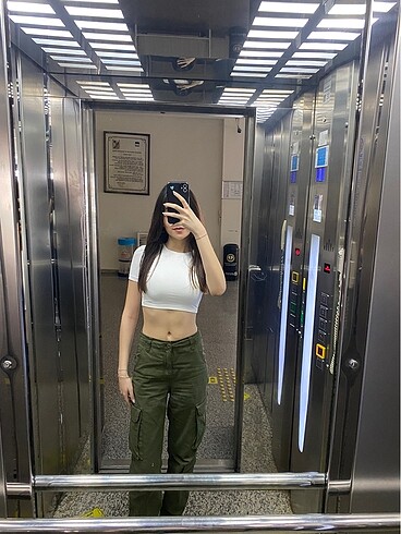 32 Beden Bershka kargo pantolon