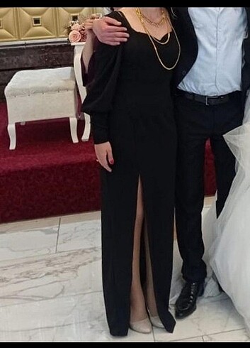 Siyah abiye elbise