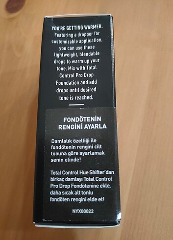 NYX nyx total control pro drop fondöten
