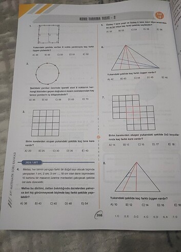 bilgi sarmal ayt matematik soru Bankası 2025