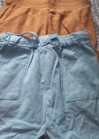 Mavi Kısa Kollu Bebek Hastane Kıyafeti - Görsel 4