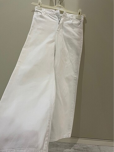 11-12 Yaş Beden beyaz Renk kız çocuk beyaz pantolon