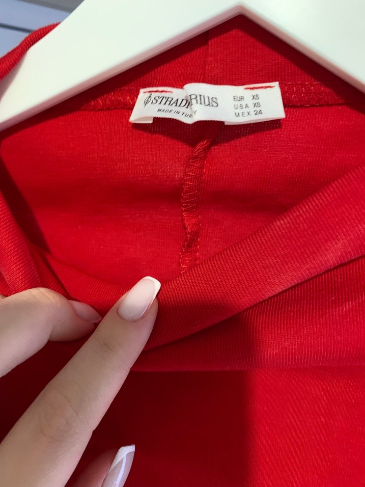 Kirmizi Mini Elbise - Görsel 2