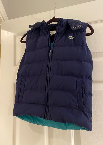 Lacoste Lacivert Sisme Yelek Orijinal