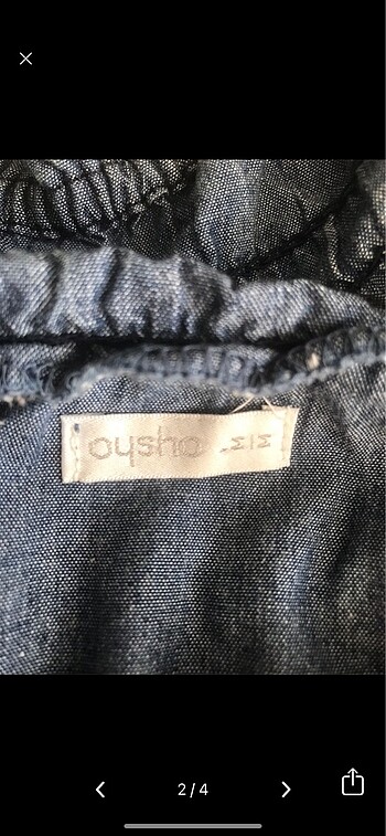 Oysho Oysho tencel kısa şortlu tulum