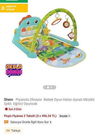 Beden kahverengi Renk Bebek Yürüteci ve oyun halısı