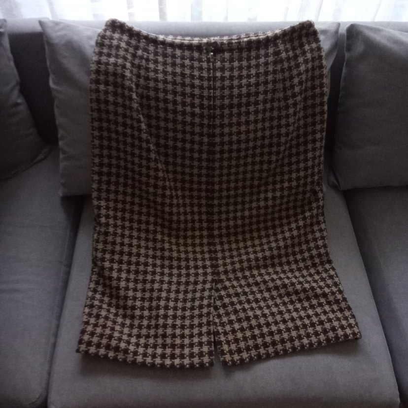 Kahverengi Örgü Midi Kadın Etek - Görsel 2