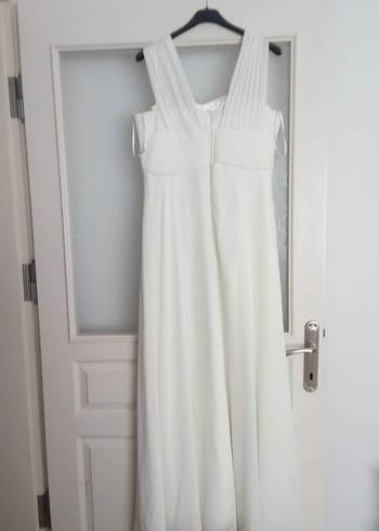 Düğmeli Beyaz Hamile Bluz, Kolsuz, Bohem abiye - Görsel 2