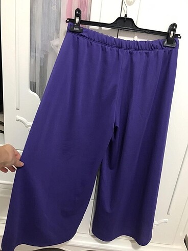 m Beden mor Renk KISA PALAZZO PANTALON ETEK