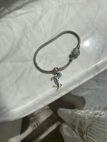  Beden çeşitli Renk ÇELİK PANDORA CHARM UNICORN