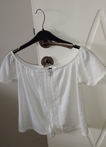 xs Beden H&M XS BLUZ BEYAZ