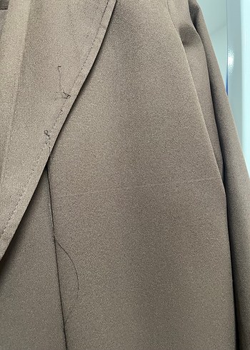 Kahverengi Deri Kemerli Kadın Takım - Görsel 3