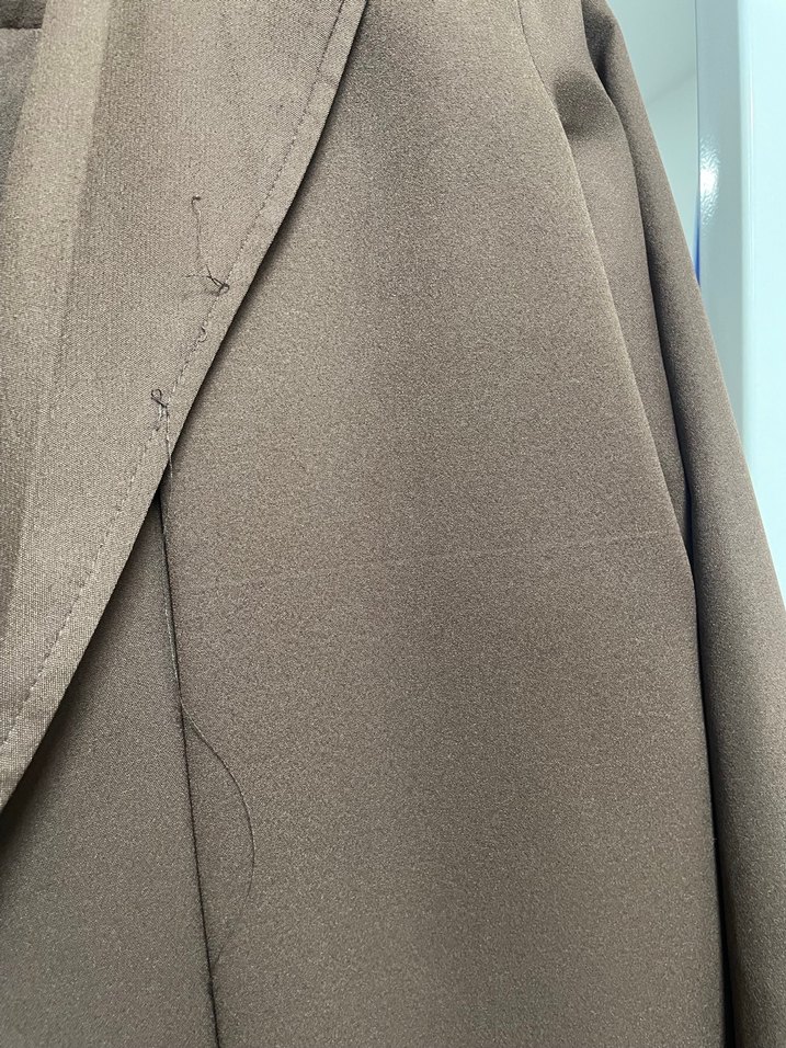 Kahverengi Deri Kemerli Kadın Takım - Görsel 3