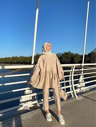 m Beden Poplin Tunik
