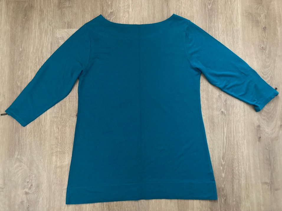 Turkuaz Kadın Uzun Kollu Tişört - Görsel 5