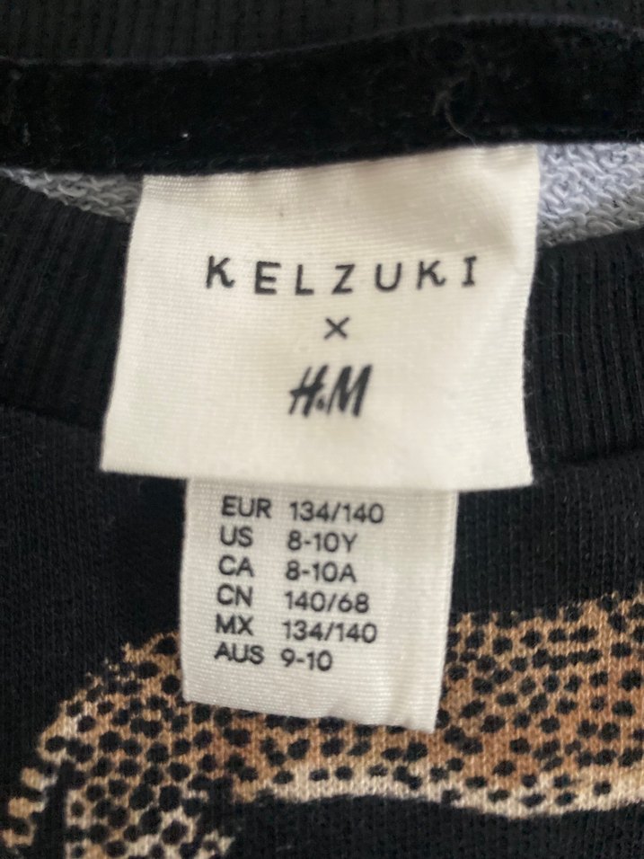 H&M  Leopar Desenli Tayt Sweat Takım - Görsel 5