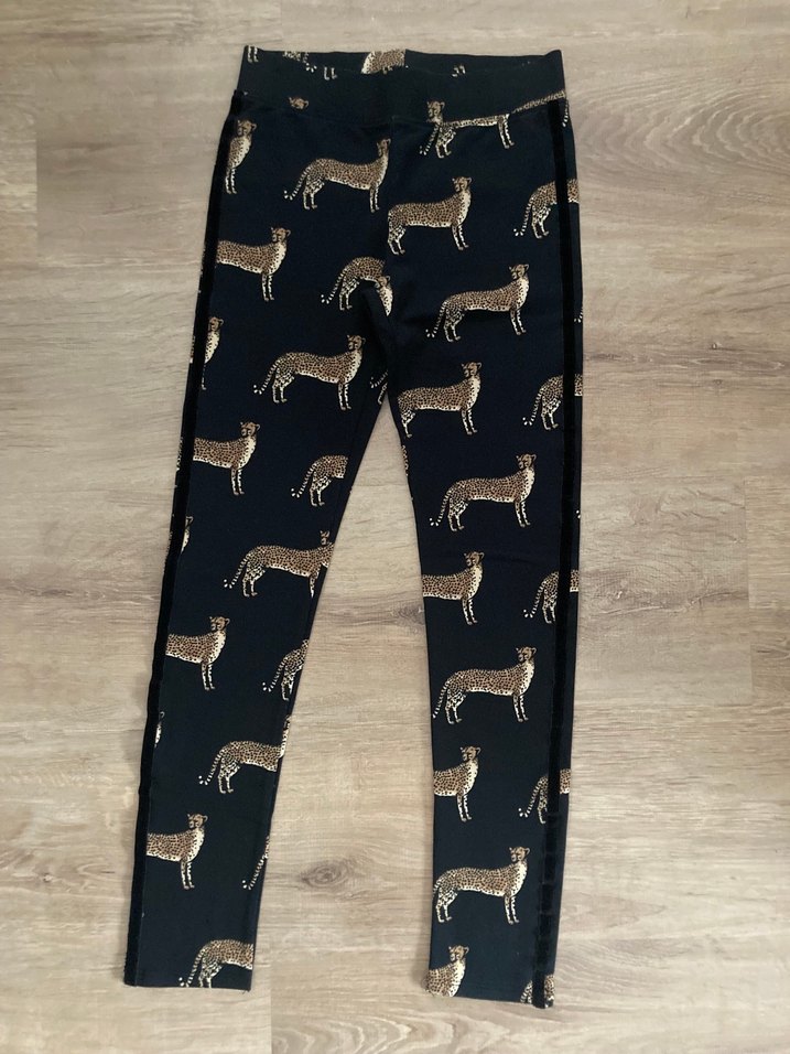 H&M  Leopar Desenli Tayt Sweat Takım - Görsel 2