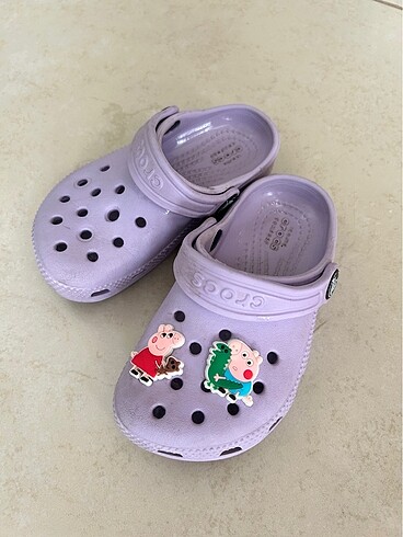 24 Beden mor Renk Crocs 8 Lila