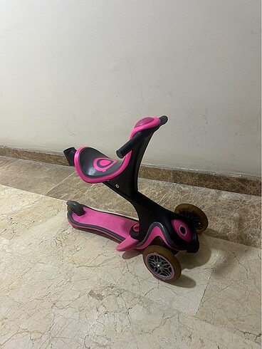  Beden pembe Renk Globber pembe ışıklı oturaklı scooter