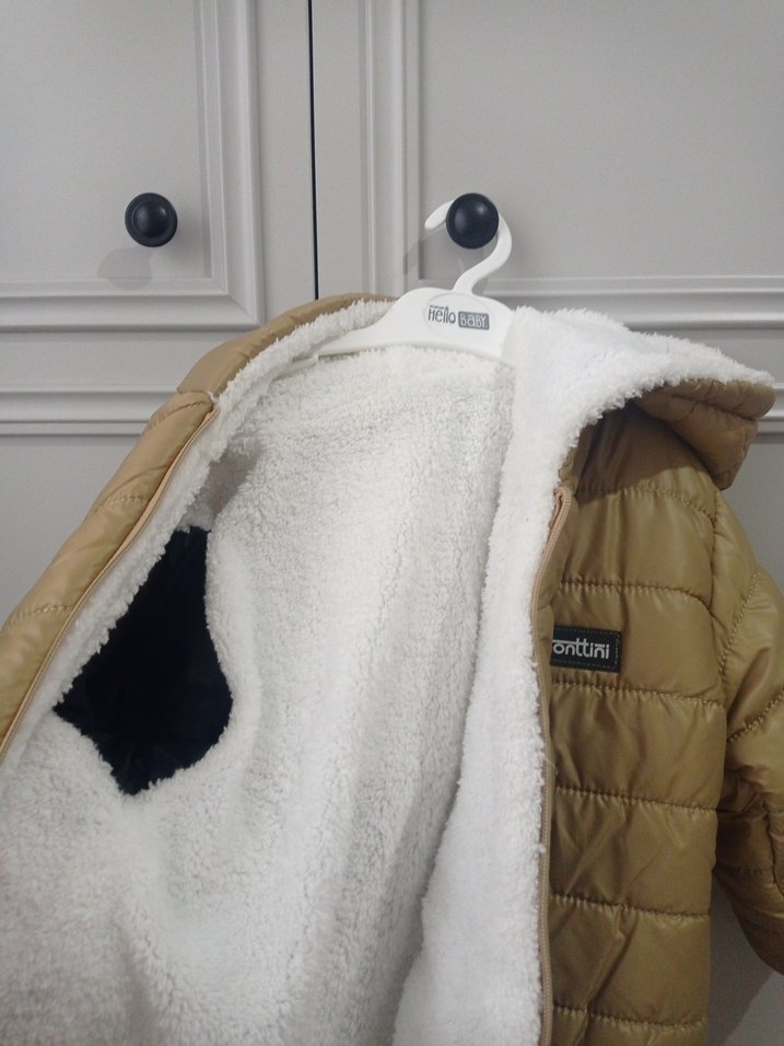 Kahverengi Fermuarlı Bebek Tulumul - Görsel 2