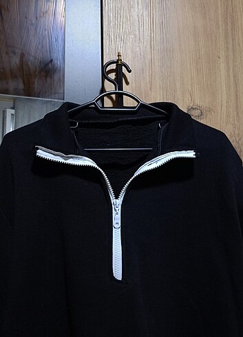 Diğer Siyah fermuarlı sweatshirt