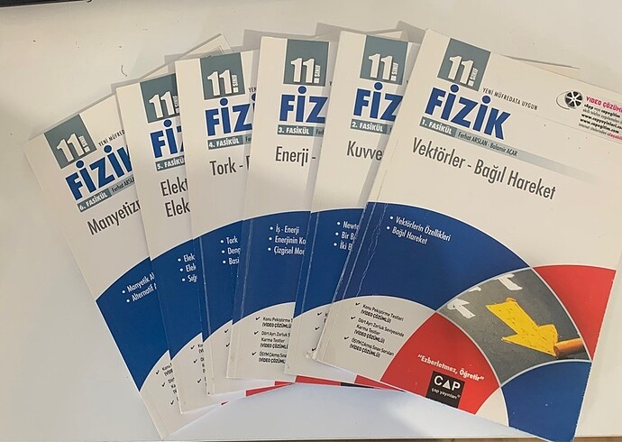 Çap Yayınları 11. Sınıf Fizik Fasikül Set