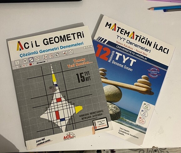 Acil Yayınları Tyt Matematik + Tyt Ayt Geometri Deneme Seti