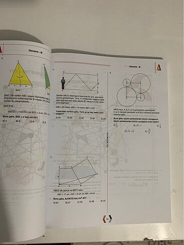 Beden Renk Acil Yayınları Tyt Matematik + Tyt Ayt Geometri Deneme Seti