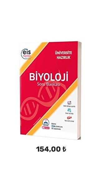 EİS Yayınları Tyt/Ayt Biyoloji Soru Bankası