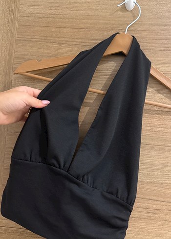 Trendyol & Milla Halter yaka crop top