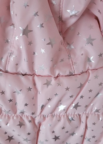 7 Yaş Beden Kız Çocuk Pembe Kürklü Kapüşonlu Yelek