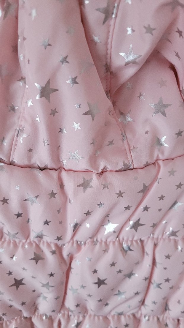 Kız Çocuk Pembe Kürklü Kapüşonlu Yelek - Görsel 3