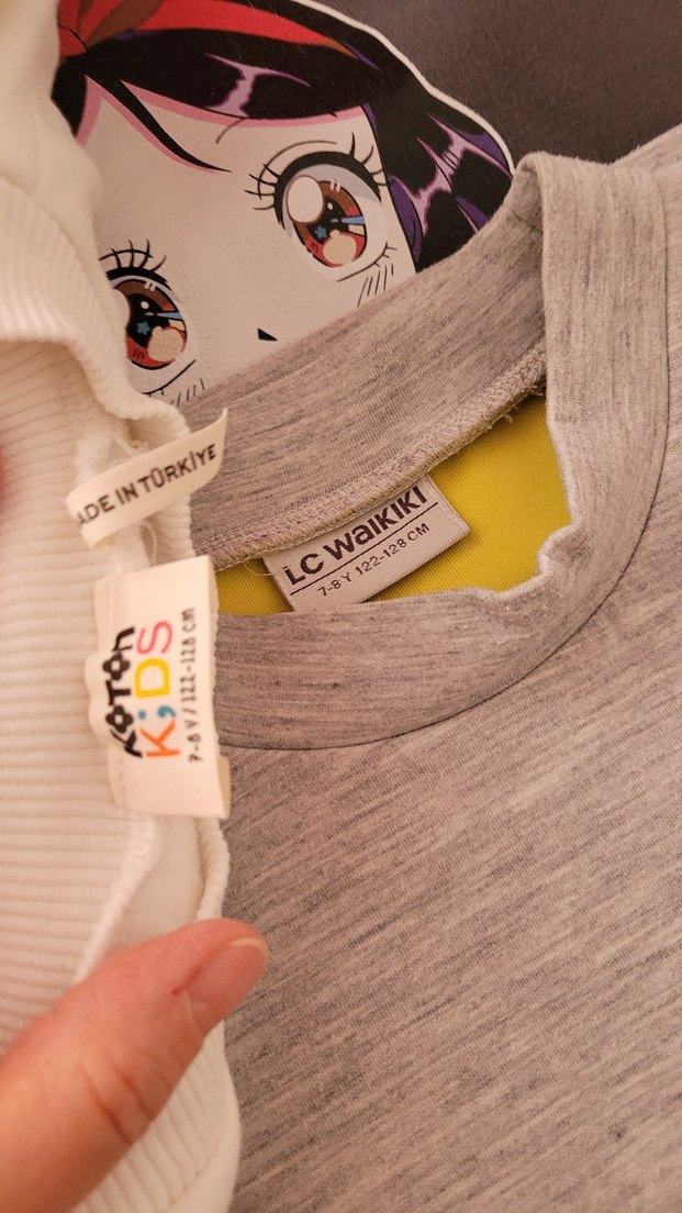 Pamuklu Uzun Kollu Baskılı Kız Sweatshirt - Görsel 5