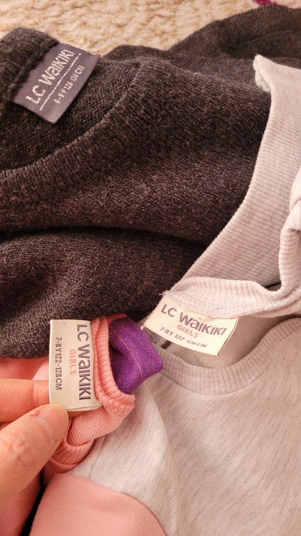 Kız Çocuk Pamuklu Baskılı Tişört - Görsel 5