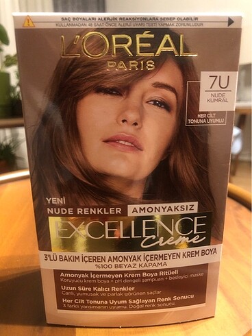 Loreal excellence creme amonyaksız ( nude renkler) 7U