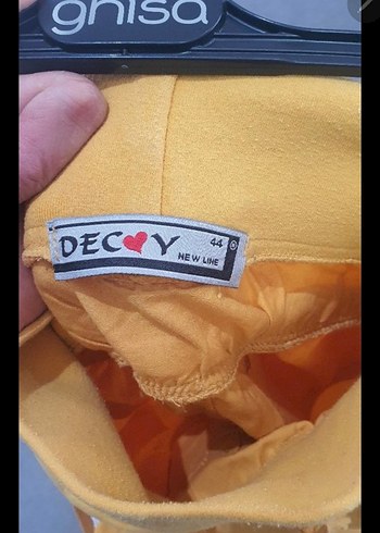 hardal Sarı Rahat Kesim Kargo Pantolon - Görsel 7