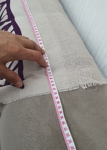 Mor ve krem Bohem Tarzı Kadın Şal pareo - Görsel 6