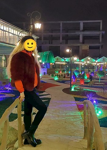 m Beden bordo Renk Bordo Kürklü Kadın Midi Kaban