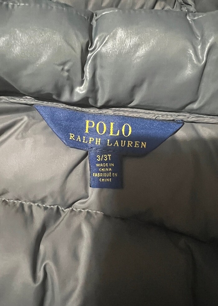 3 yaş orjinal polo ralph lauren kaz tüyü mont unisex - Görsel 2