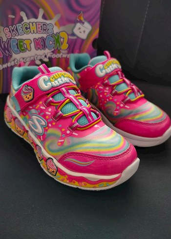 Skechers Skechers Renkli Bağcıksız Kız Çocuk Spor Ayakkabı