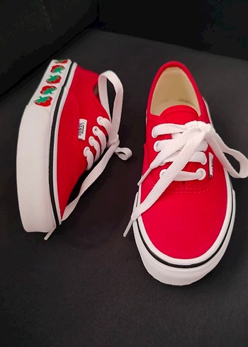 Vans Klasik Kırmızı Kadın Sneakers 29 numara