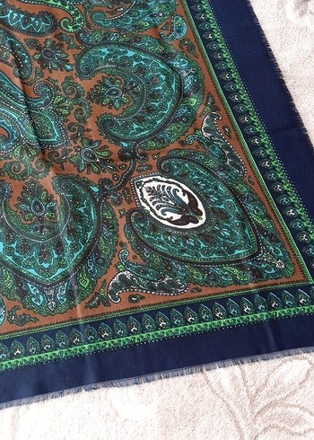  Beden vintage pamuklu eşarp