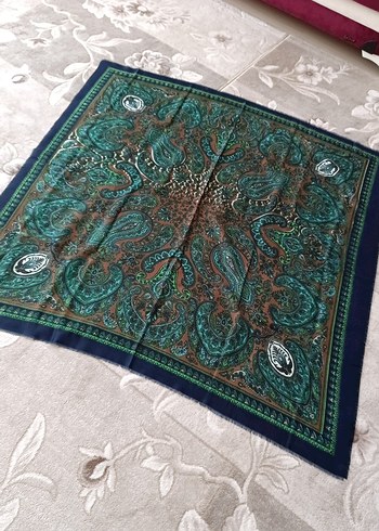 vintage pamuklu eşarp