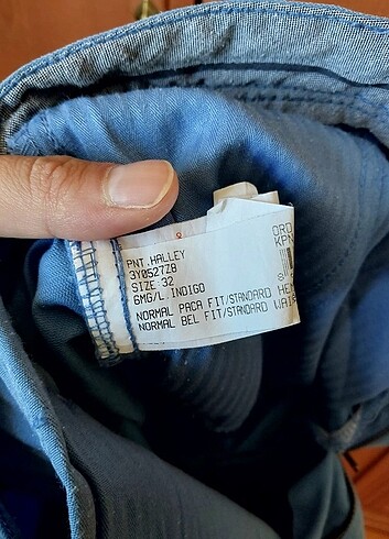 LC Waikiki LCWAİKİKİ indigo keten pantolon