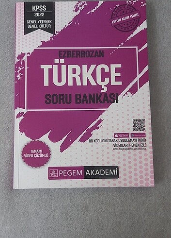 Pegem Ezberbozan Türkçe Soru Bankası 