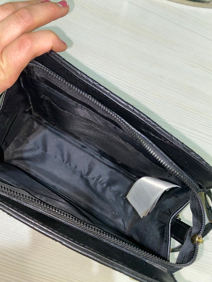 Siyah Deri Kemerli Kadın Çanta - Görsel 2