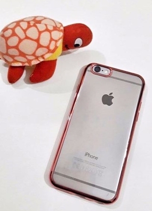 IPhone 6/6s/6 Plus/6s Plus Çerçeveli Şeffaf Kılıf